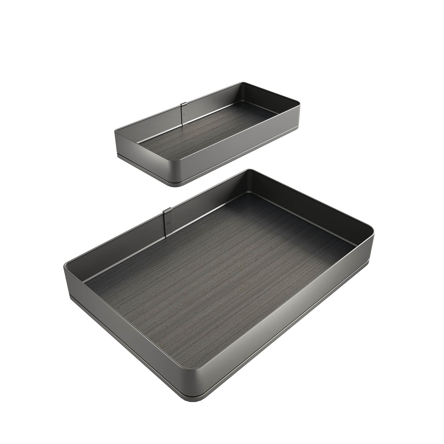 kitchen matt grey tall pantry unit
